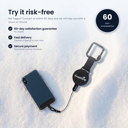 FrostGrip anti-drop phone tether