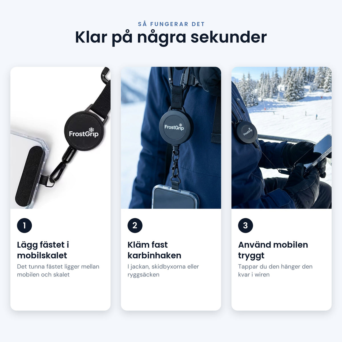 Så fungerar FrostGrip – klar på några sekunder