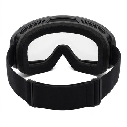 The inside with double lens and soft foam