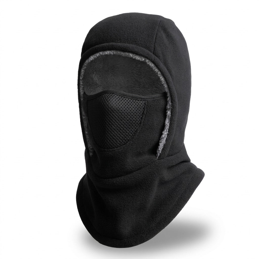 Liftmask i svart fleece