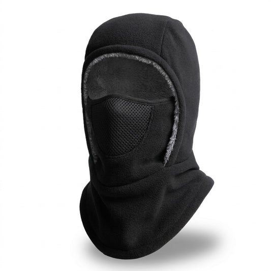 Liftmask i svart fleece